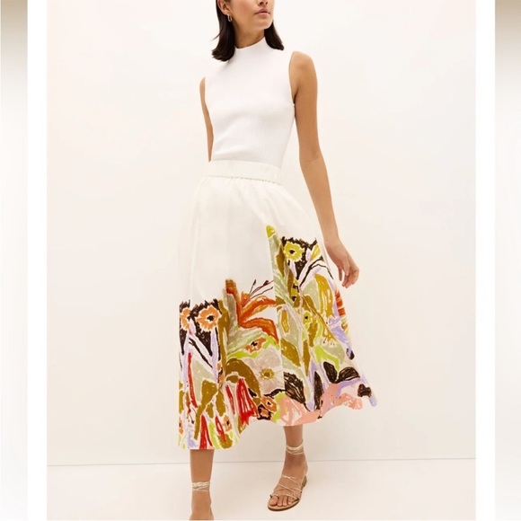 Marie Oliver Sasha Midi Skirt in Bouquet - Picture 8 of 9